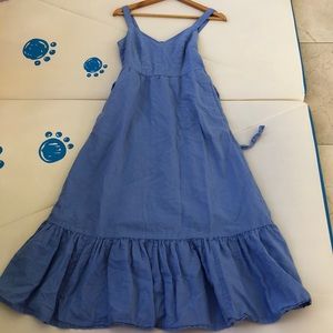 J crew light blue long dress